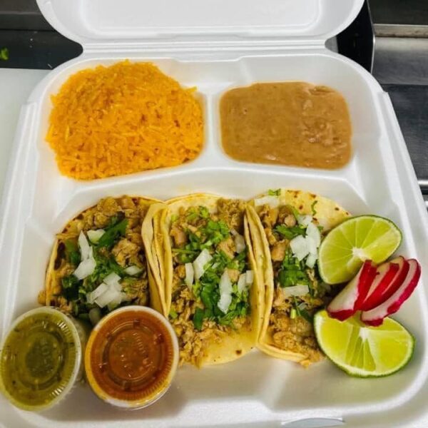 Dalia's Taqueria Taco Combo Box