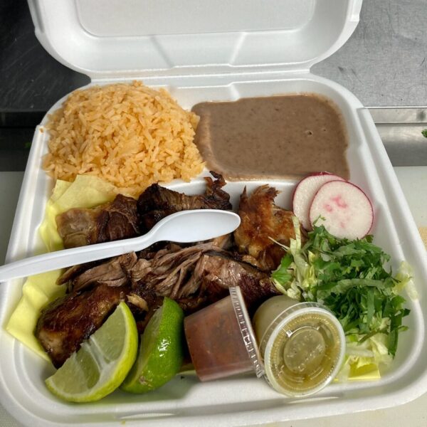 Dalia's Taqueria Carne Combo Box