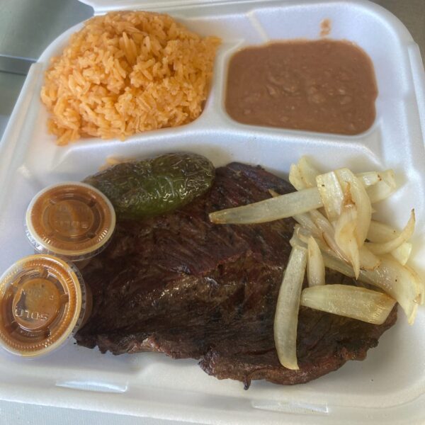 Dalia's Taqueria Steak Plate