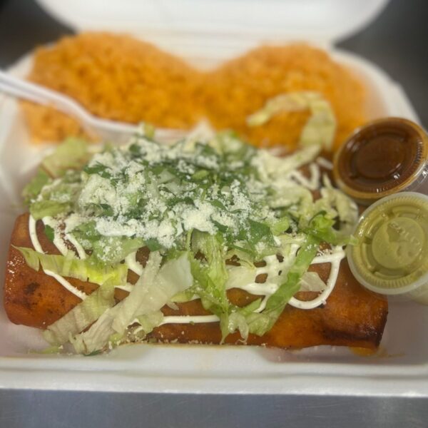 Dalia's Taqueria Pollo Enchiladas Combo